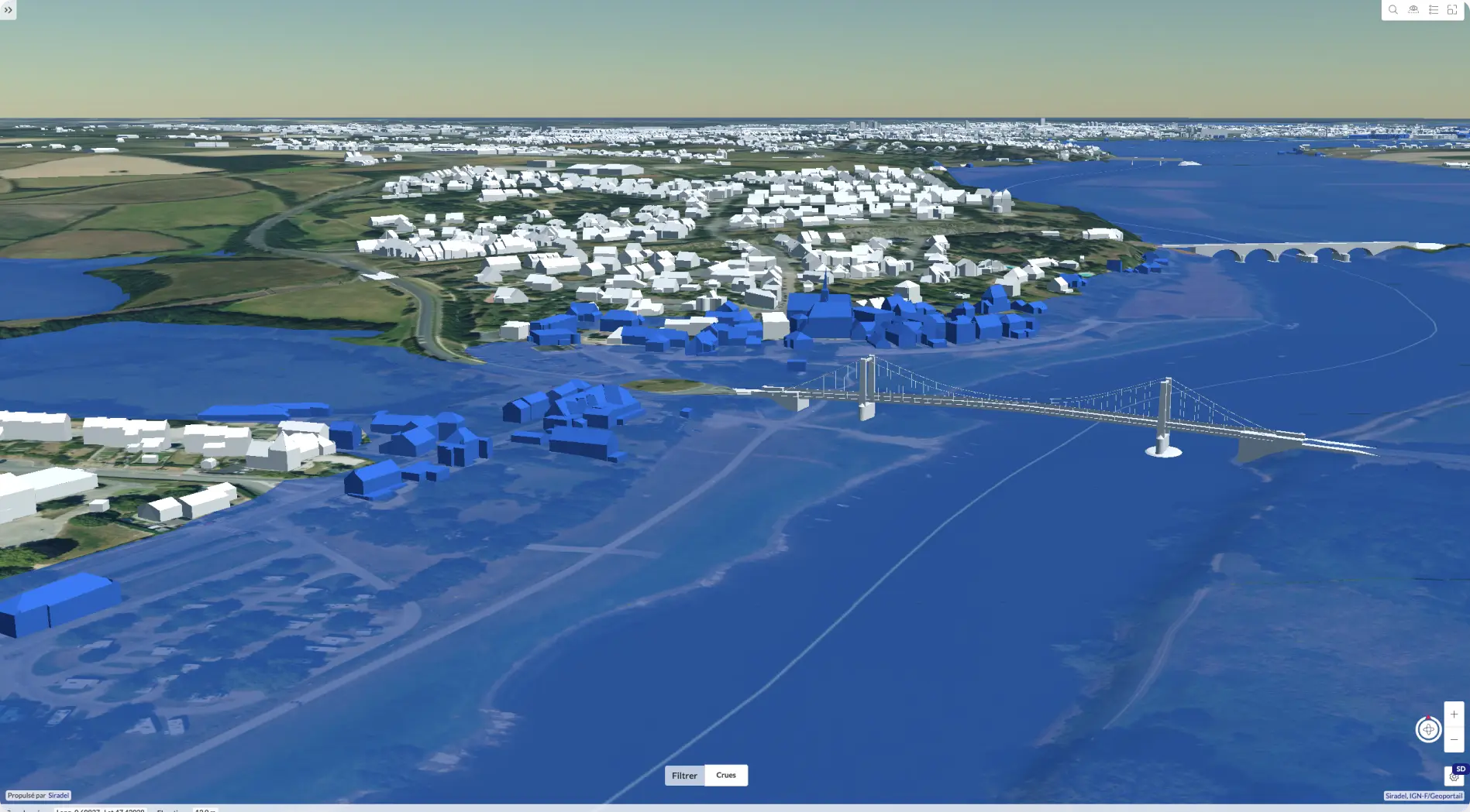 Map flood-prone areas